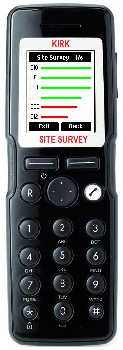 KIRK Site Survey Handset KIRK Site Survey Handset